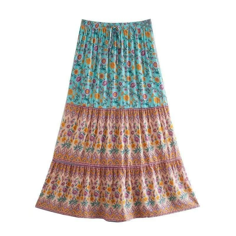 Calista Floral Maxi Skirt - Glova