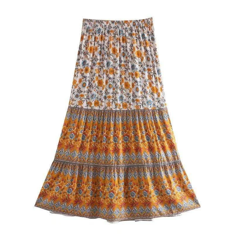 Calista Floral Maxi Skirt - Glova