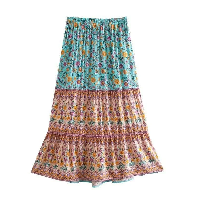 Calista Floral Maxi Skirt - Glova