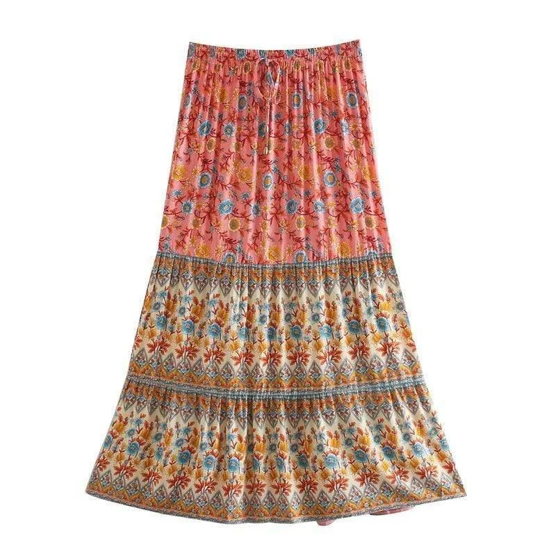 Calista Floral Maxi Skirt - Glova