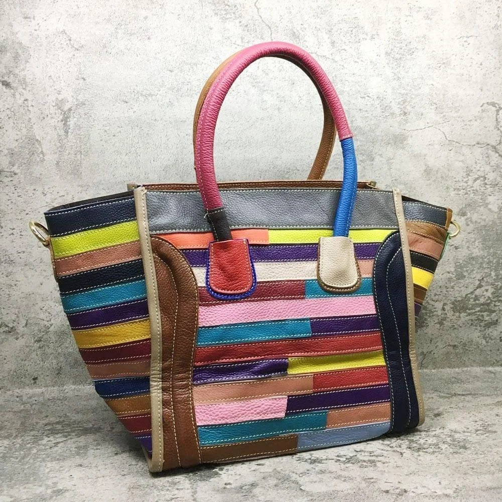 Camellia Colorful Tote Bag - Glova