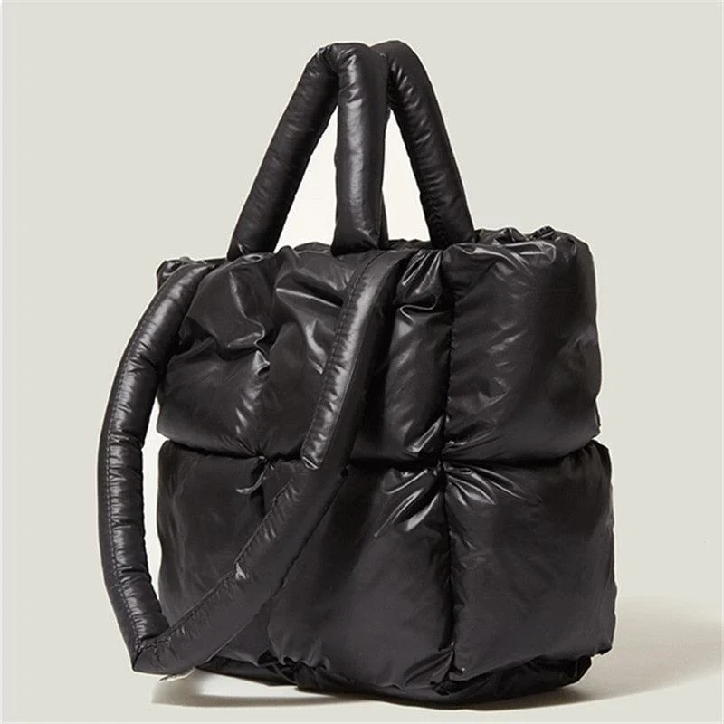 Cara Nylon Puffer Tote Bags - Glova