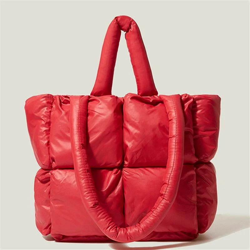 Cara Nylon Puffer Tote Bags - Glova