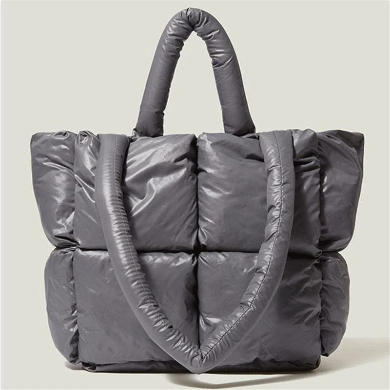 Cara Nylon Puffer Tote Bags - Glova