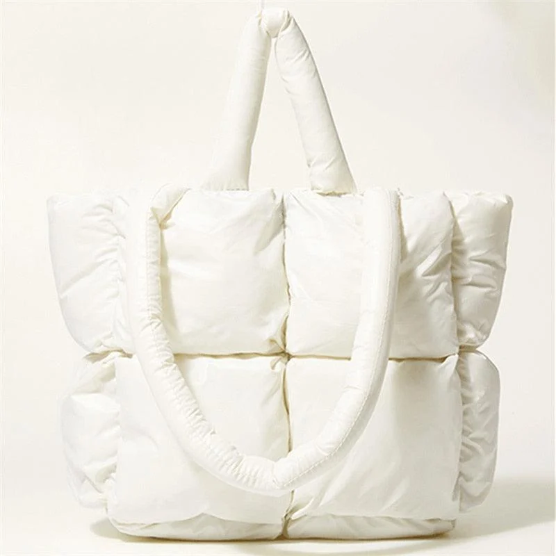 Cara Nylon Puffer Tote Bags - Glova