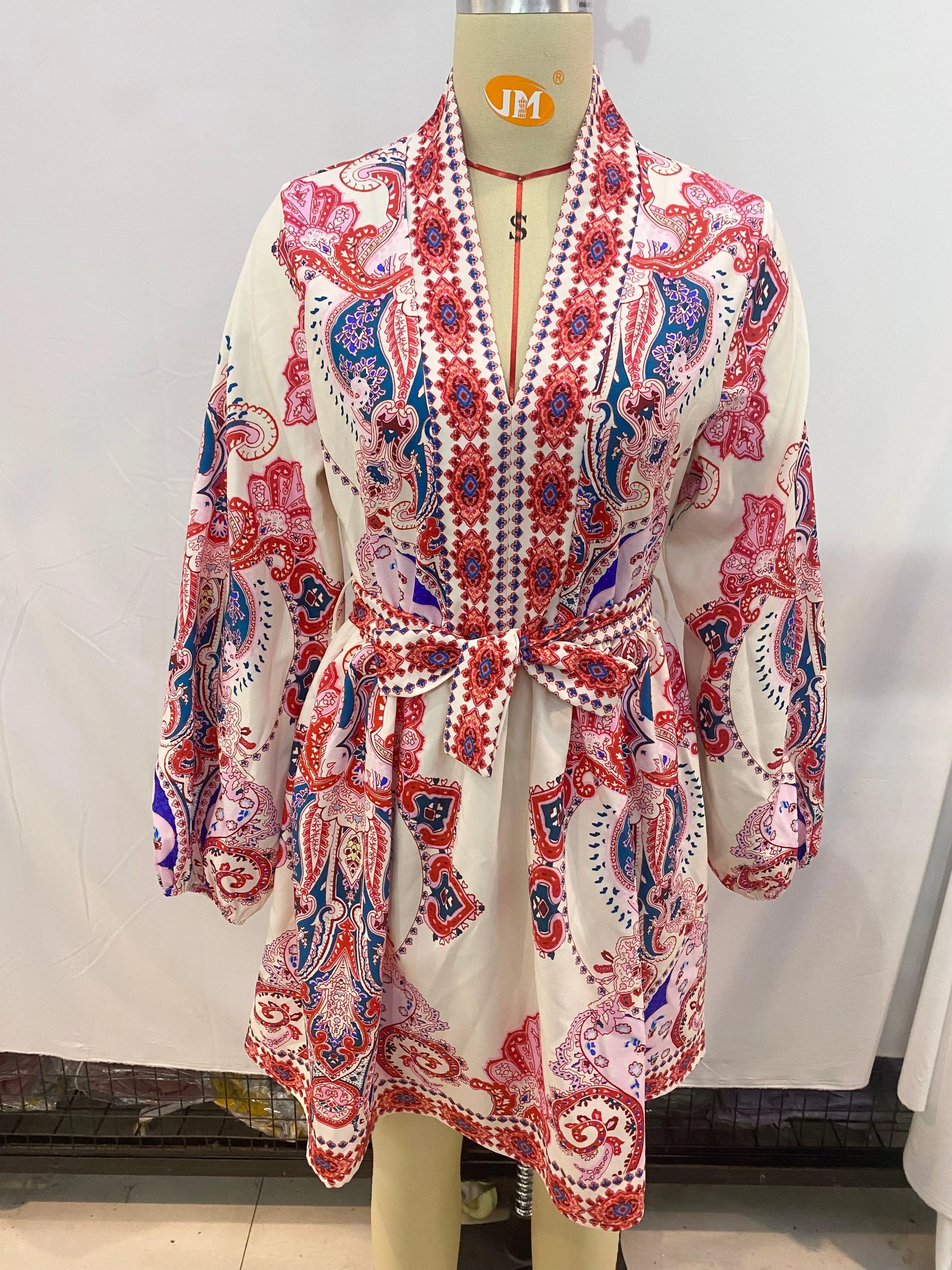 Carmine Boho Mini Dress - Glova