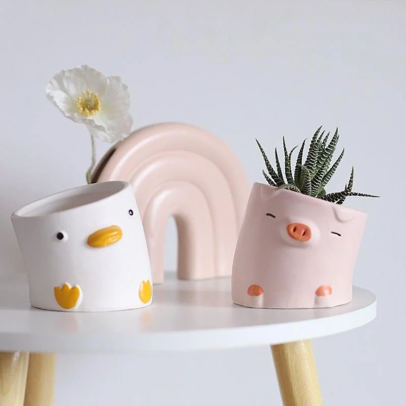 Cartoon Animal Flower Pot - Glova