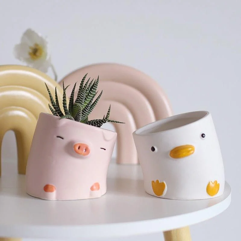 Cartoon Animal Flower Pot - Glova