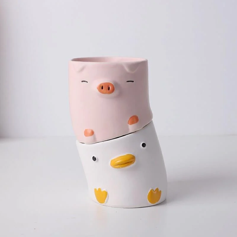 Cartoon Animal Flower Pot - Glova