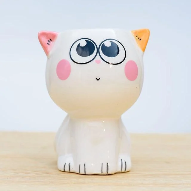 Cartoon Cat Flower Pots - Glova