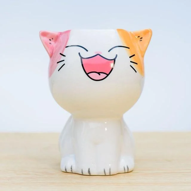 Cartoon Cat Flower Pots - Glova