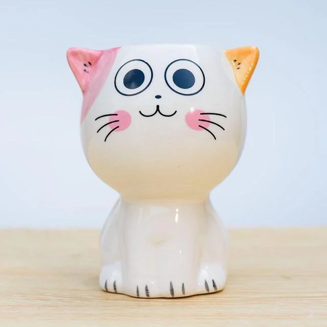 Cartoon Cat Flower Pots - Glova