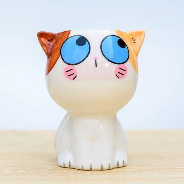 Cartoon Cat Flower Pots - Glova