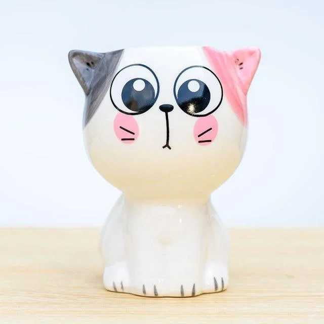 Cartoon Cat Flower Pots - Glova