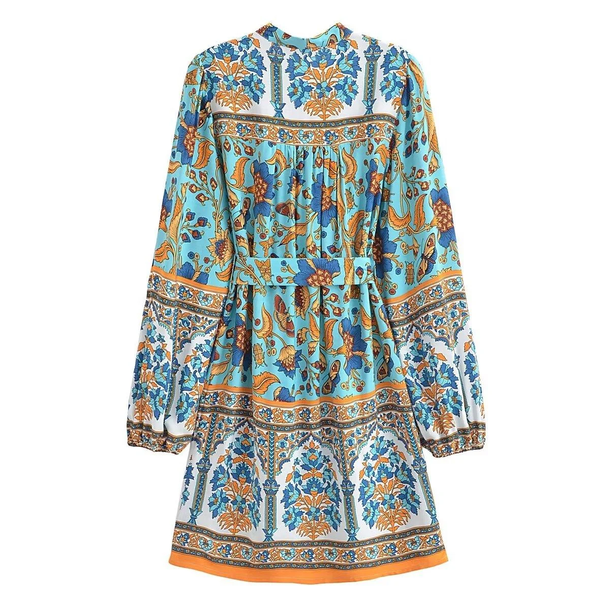 Cassiana Boho Mini Dress - Glova