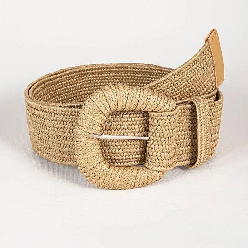 Casual Wide Woven Safari Belts - Glova