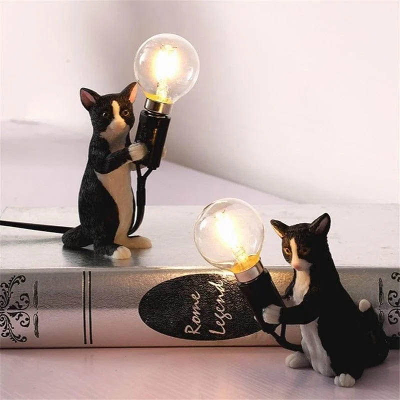 Cat Statue Table Lamp - Glova