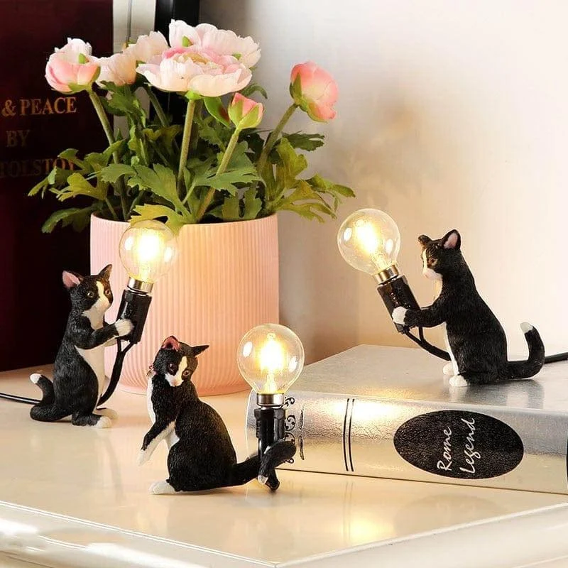 Cat Statue Table Lamp - Glova