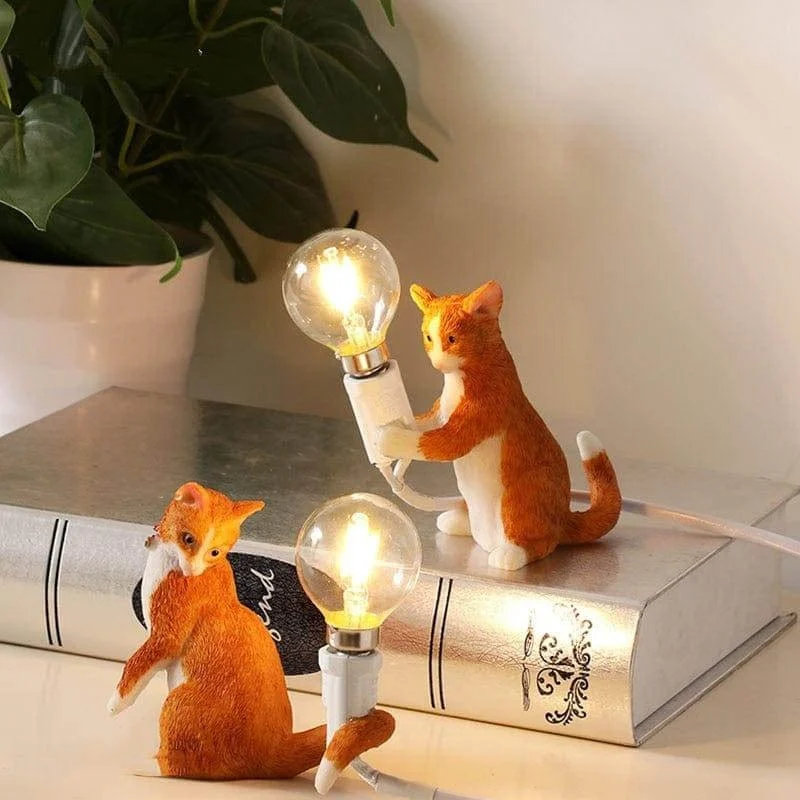 Cat Statue Table Lamp - Glova