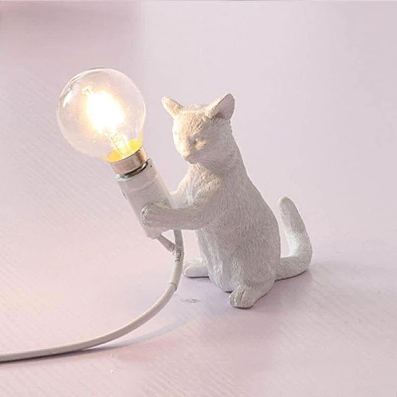 Cat Statue Table Lamp - Glova