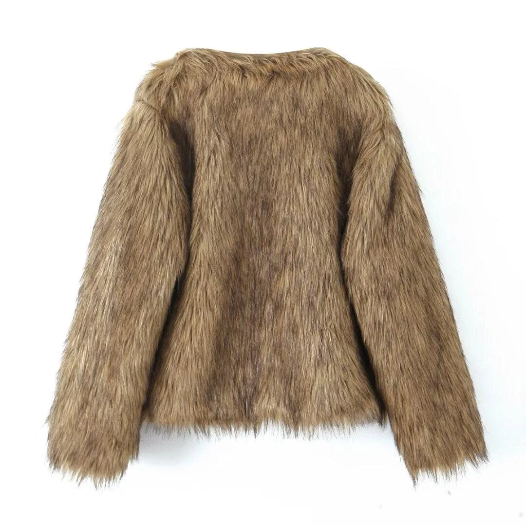 Cece Faux Fur Jacket - Glova