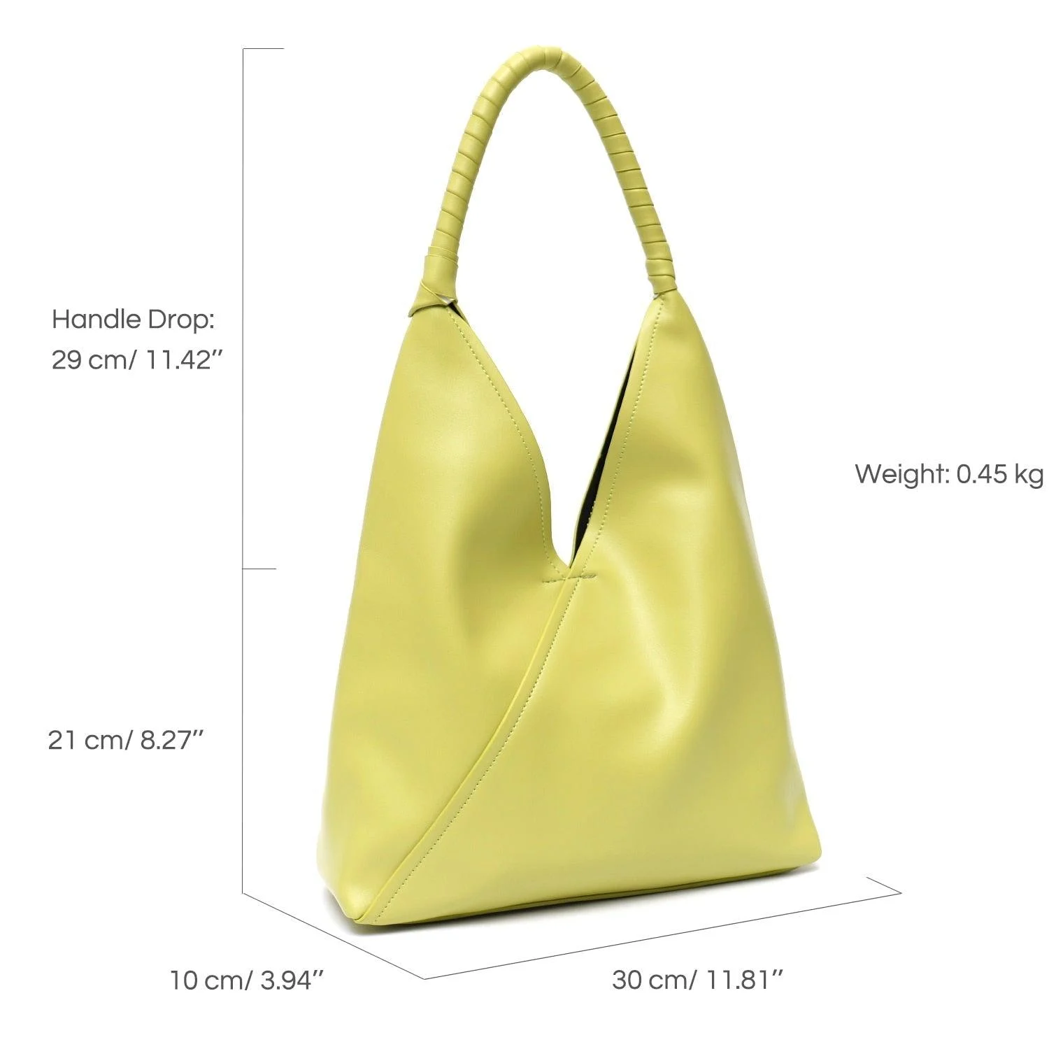 Cecile Origami Fold Hobo Bag - 3 Colors - Glova