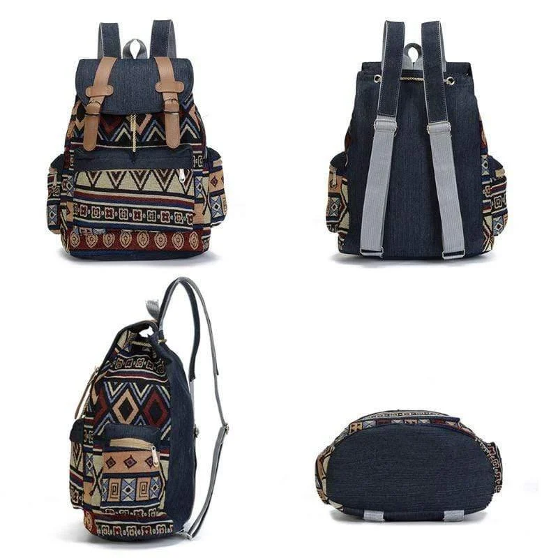 Cecilia Ethnic Design Backpack (4styles) - Glova