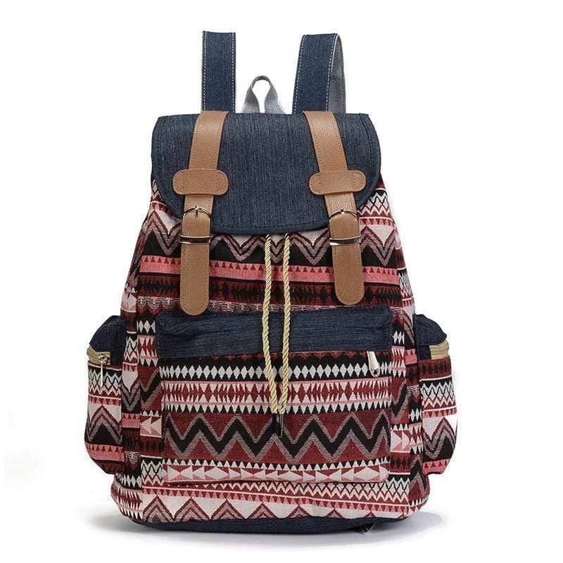 Cecilia Ethnic Design Backpack (4styles) - Glova