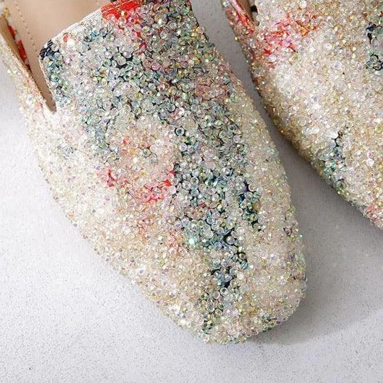 Celeste Coral Reef Sequin Mule Slippers - 2 Colors - Glova