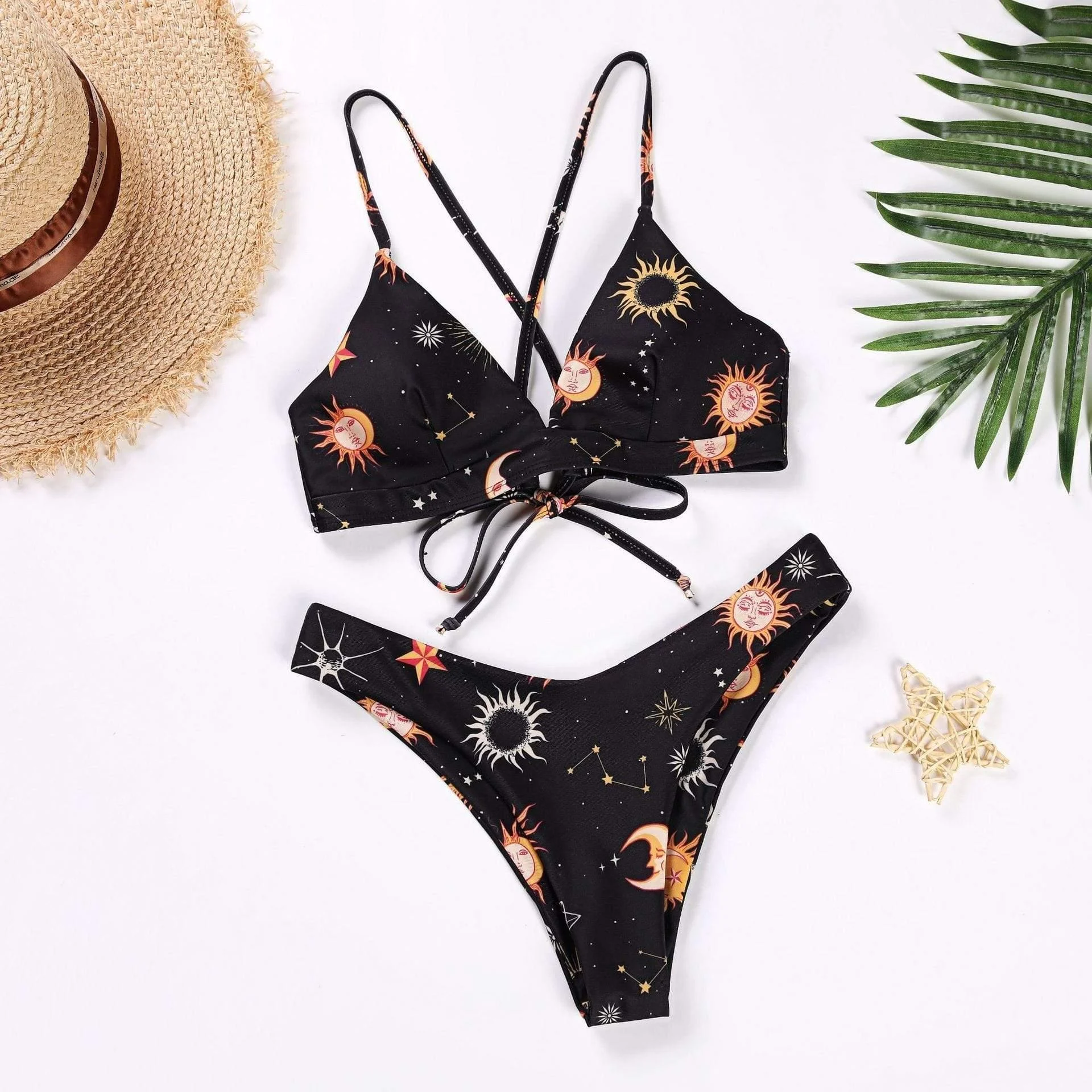 Celestial Print Bikini Set - Glova