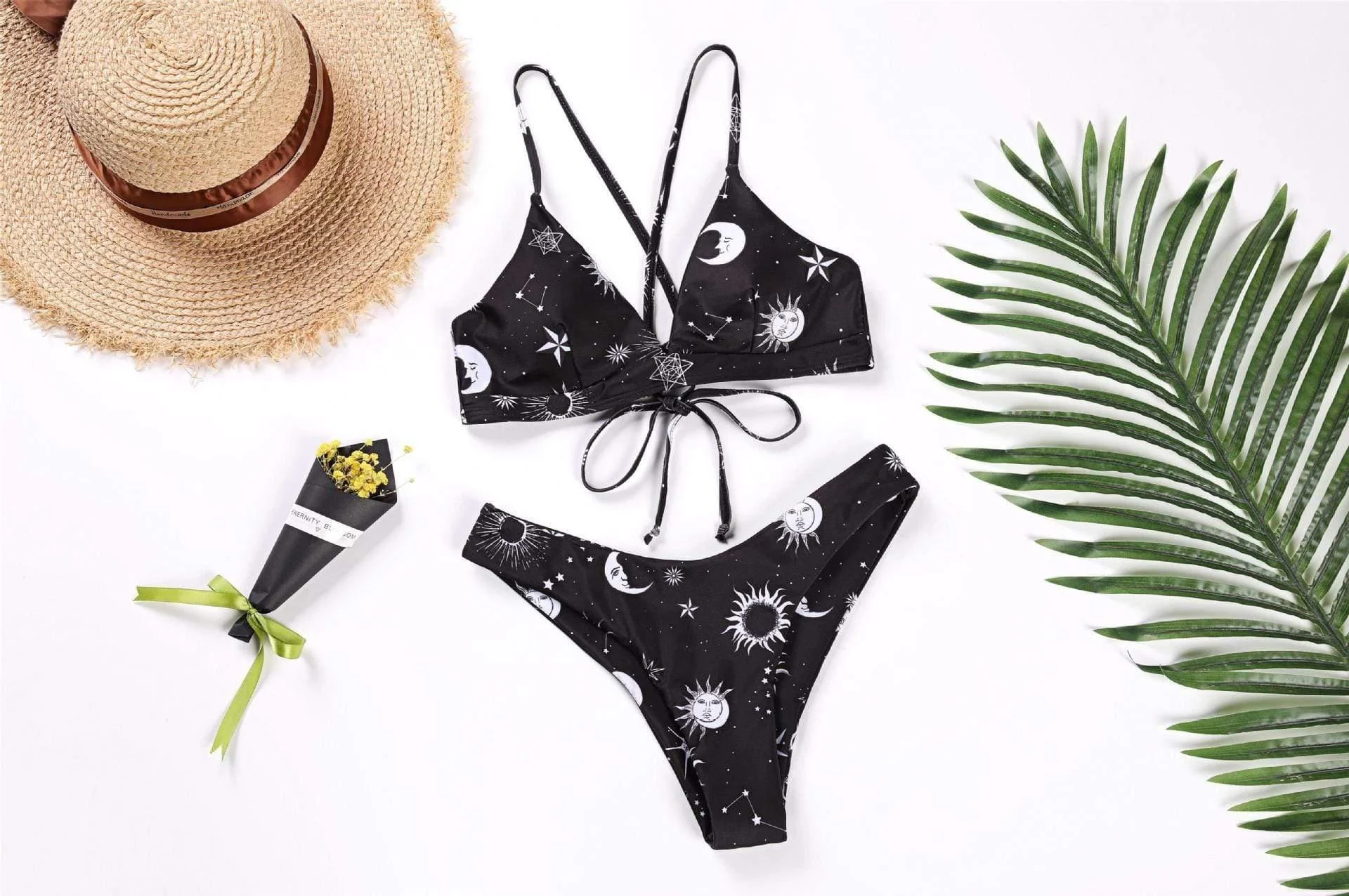 Celestial Print Bikini Set - Glova