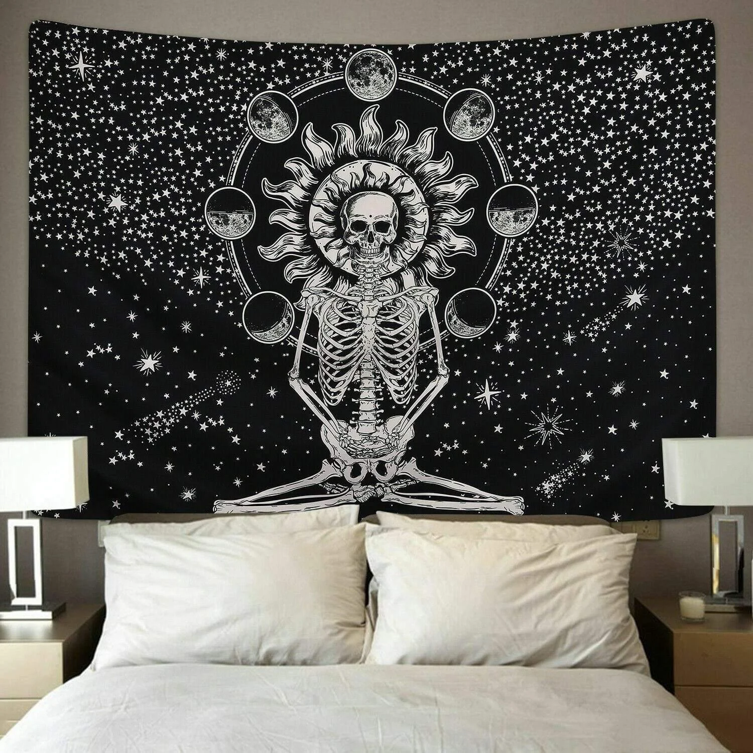 Celestial Skeleton Wall Tapestry - Glova