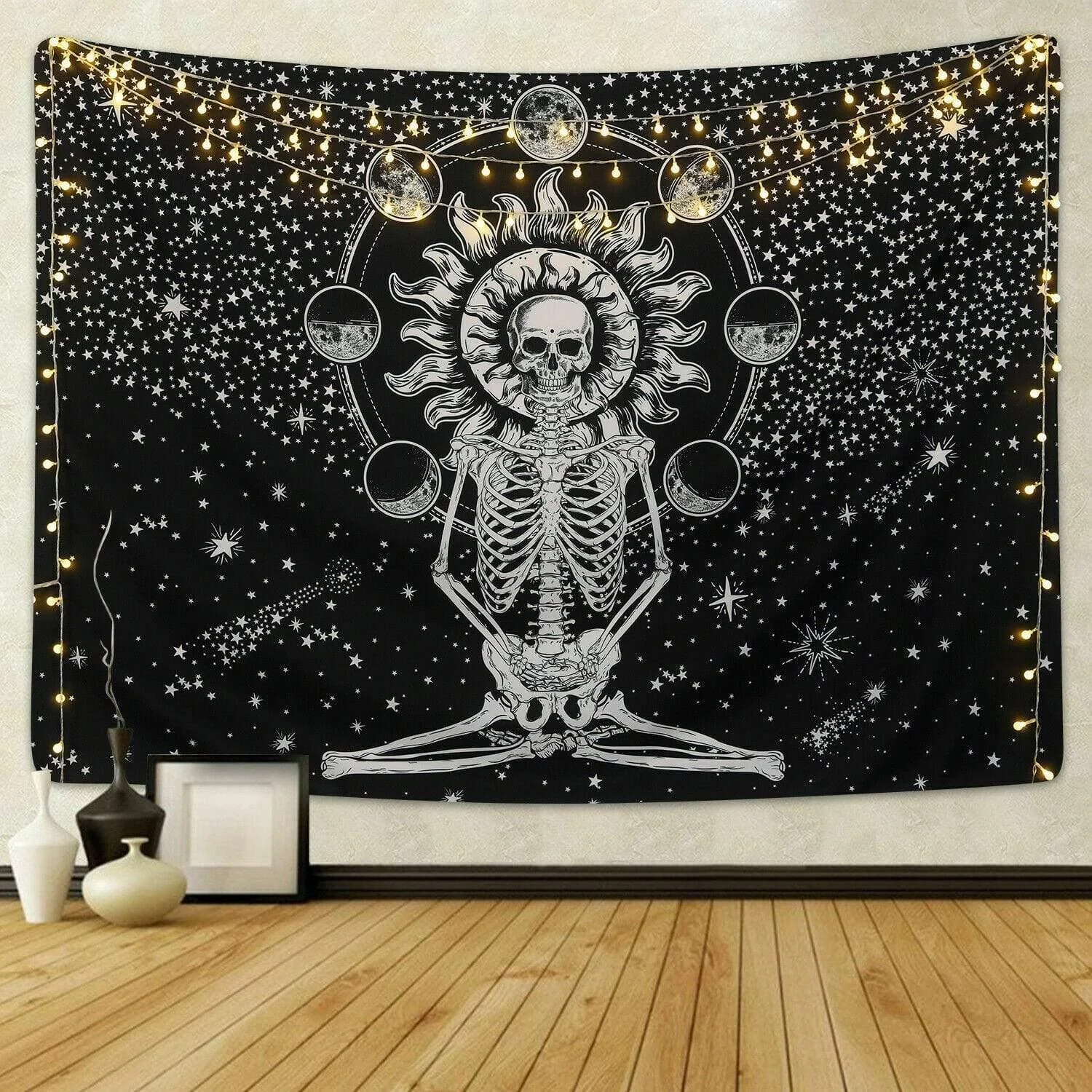 Celestial Skeleton Wall Tapestry - Glova