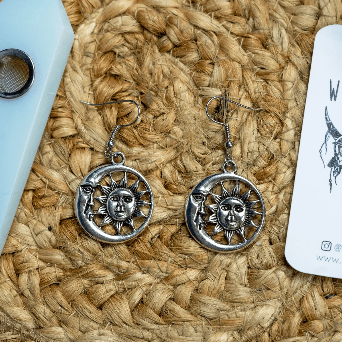 Celestial Sun and Moon Earrings - Glova