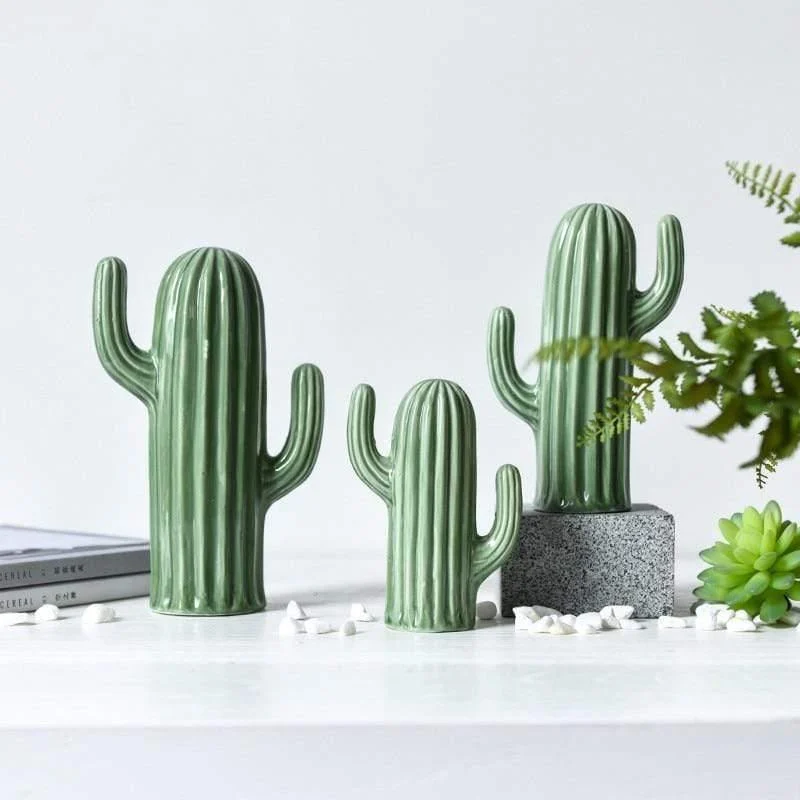 Ceramic Cactus Decor - Glova