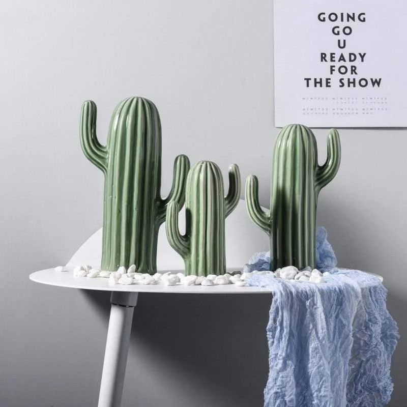 Ceramic Cactus Decor - Glova