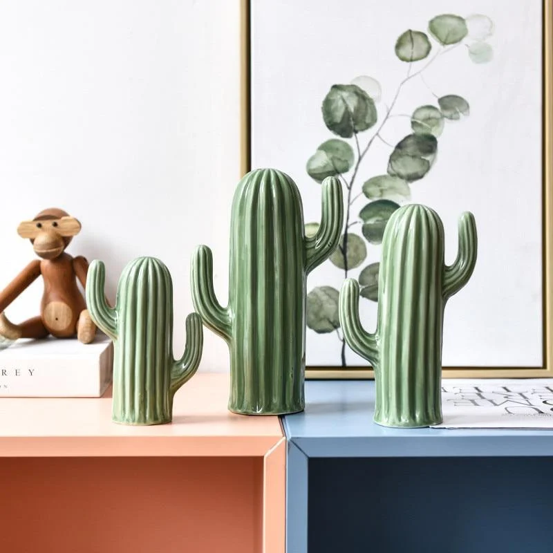 Ceramic Cactus Decor - Glova