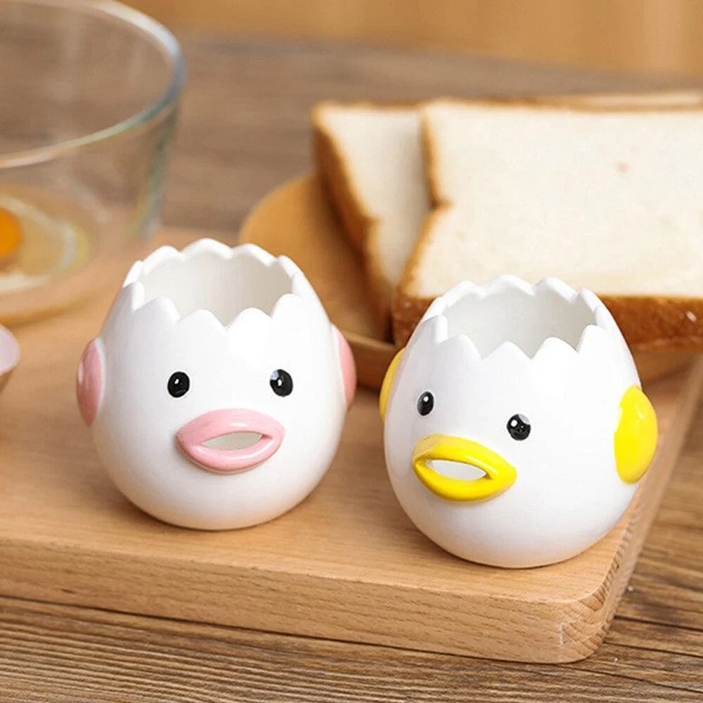 Ceramic Chicken Egg White Separator - Glova