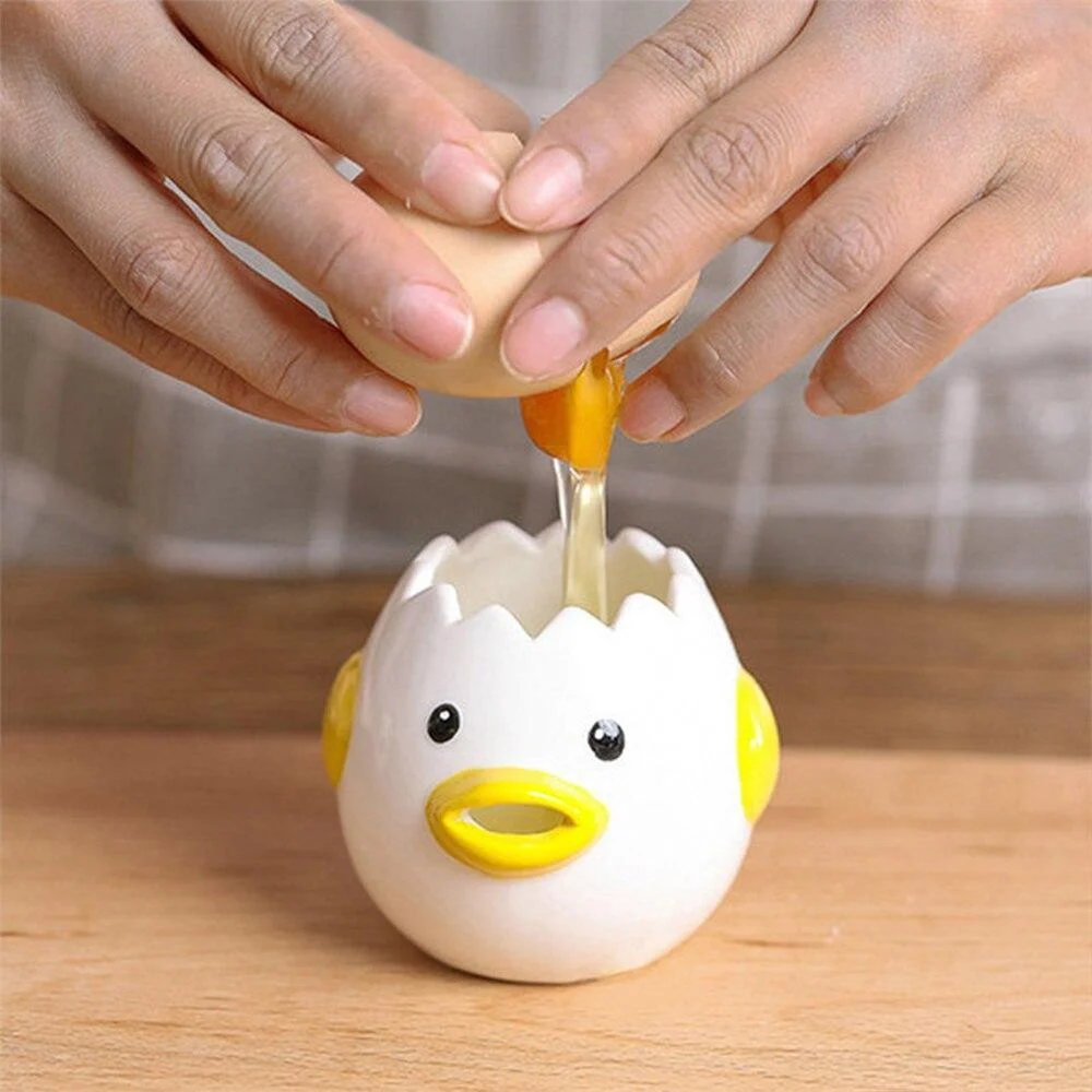 Ceramic Chicken Egg White Separator - Glova