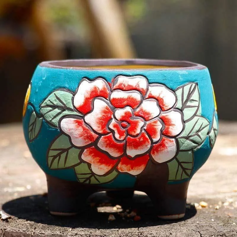 Ceramic Flower Plant Vase - Glova