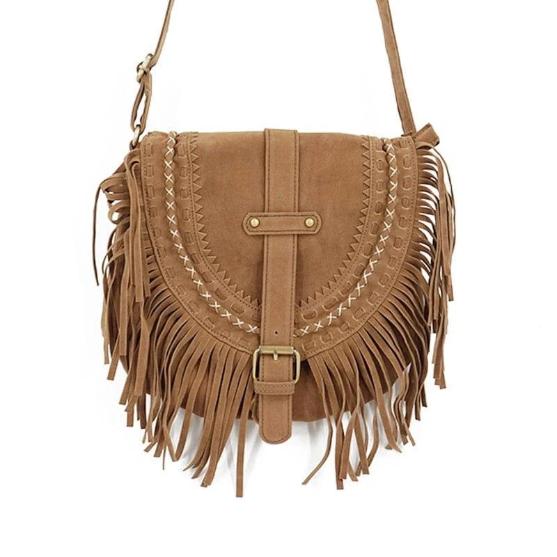 Charlie Fringe Crossbody Bag - Glova