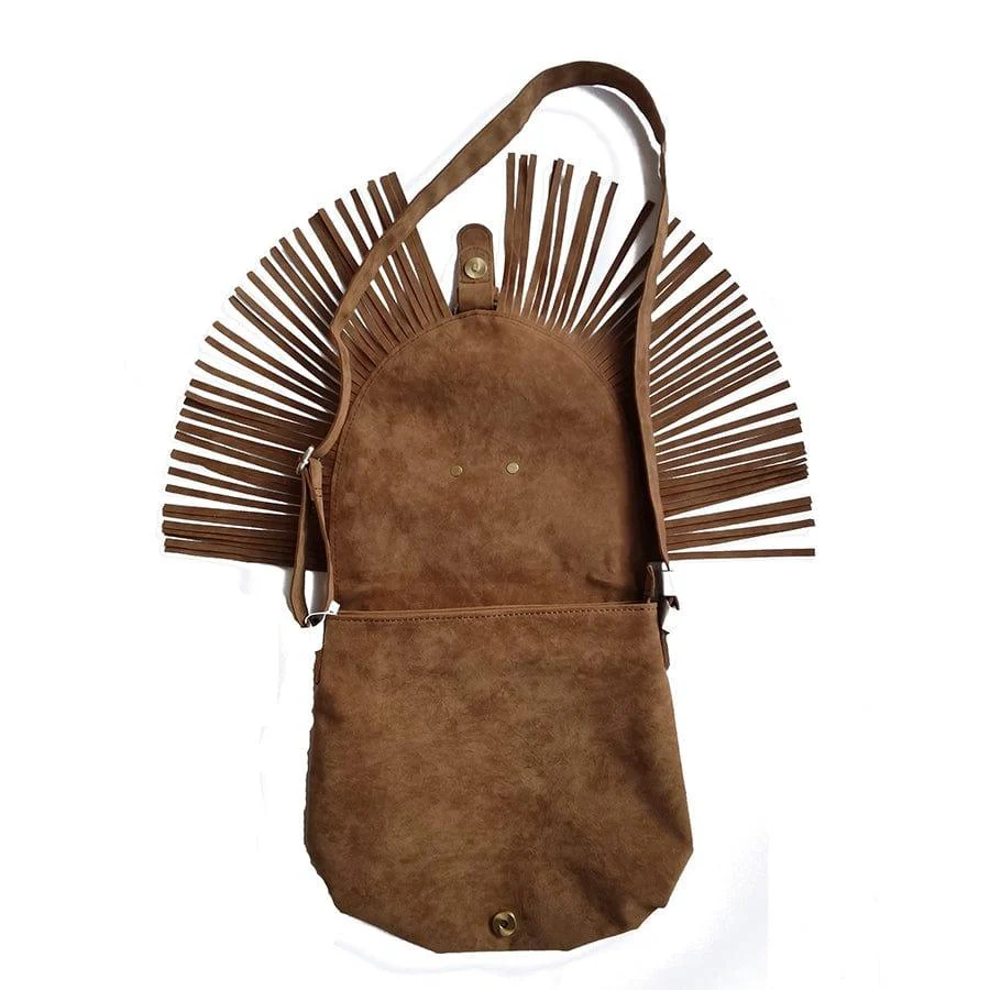 Charlie Fringe Crossbody Bag - Glova