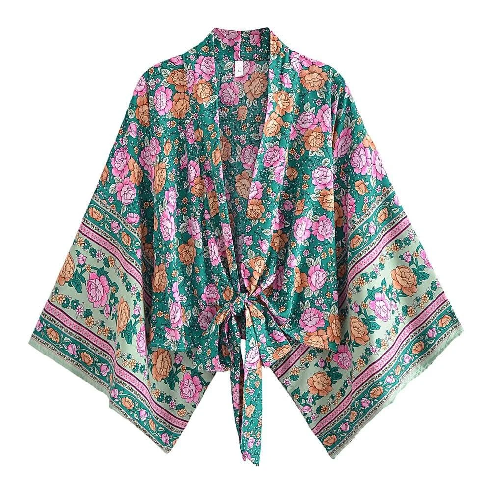 Charmaine Crop Kimono - Glova