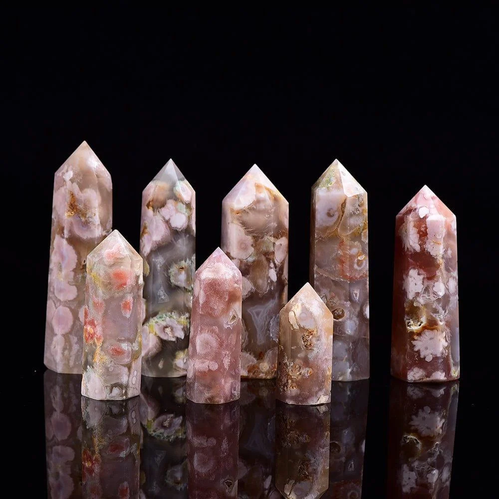 Cherry Blossom Agate Point Tower - Glova