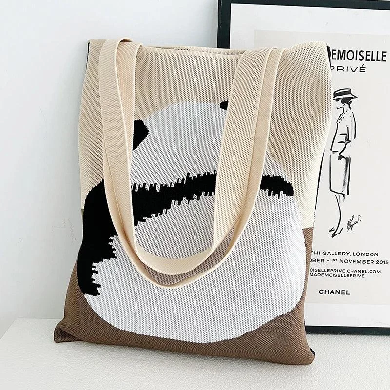 Chic Printed Knit Eco Totes - 32 Styles - Glova