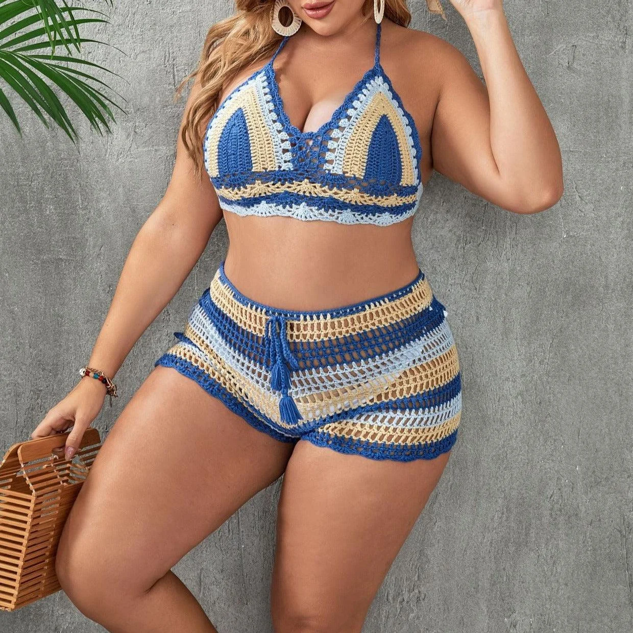 Christina Plus Size Knit Set - Glova