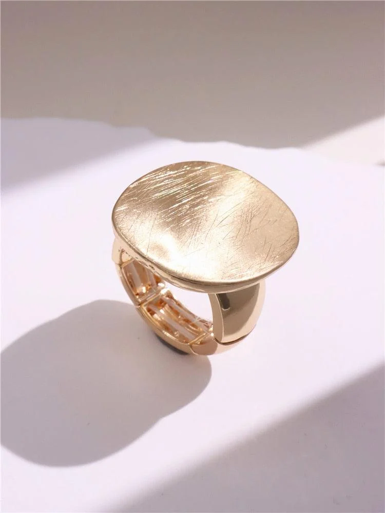 Chunky Gold Roman Style Rings - 6 Styles - Glova