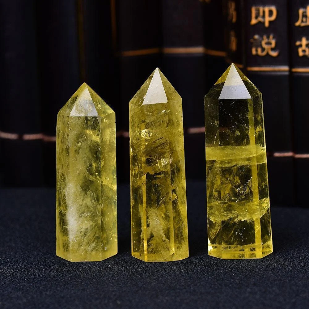 Citrine Crystal Wand 1pc - Glova