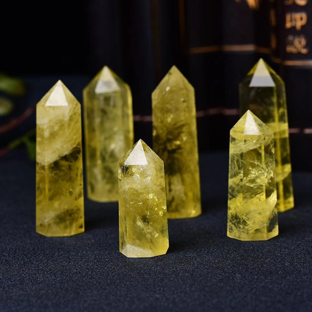 Citrine Crystal Wand 1pc - Glova