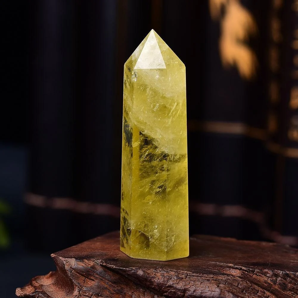 Citrine Crystal Wand 1pc - Glova